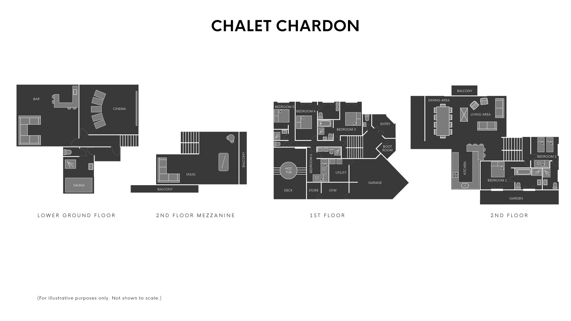 Chalet Chardon Morzine Floor Plan 1