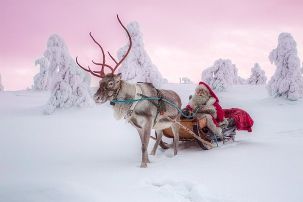 Pernahkah Anda berpikir tentang perjalanan Sinterklas yang ajaib ke Lapland