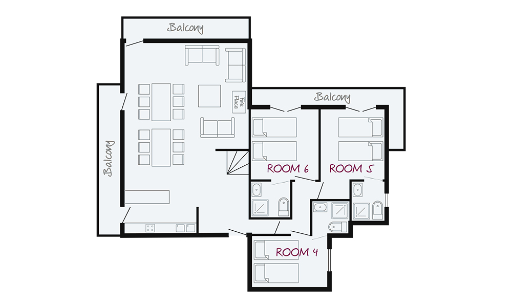 Chalet Pegase Val Thorens Floor Plan 3