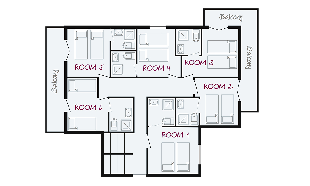 Chalet Vega Val Thorens Floor Plan 1