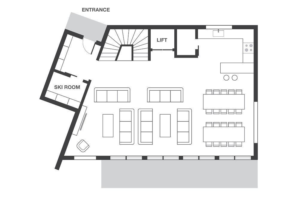 No 7 Club Bellevarde Val d’Isere Floor Plan 4