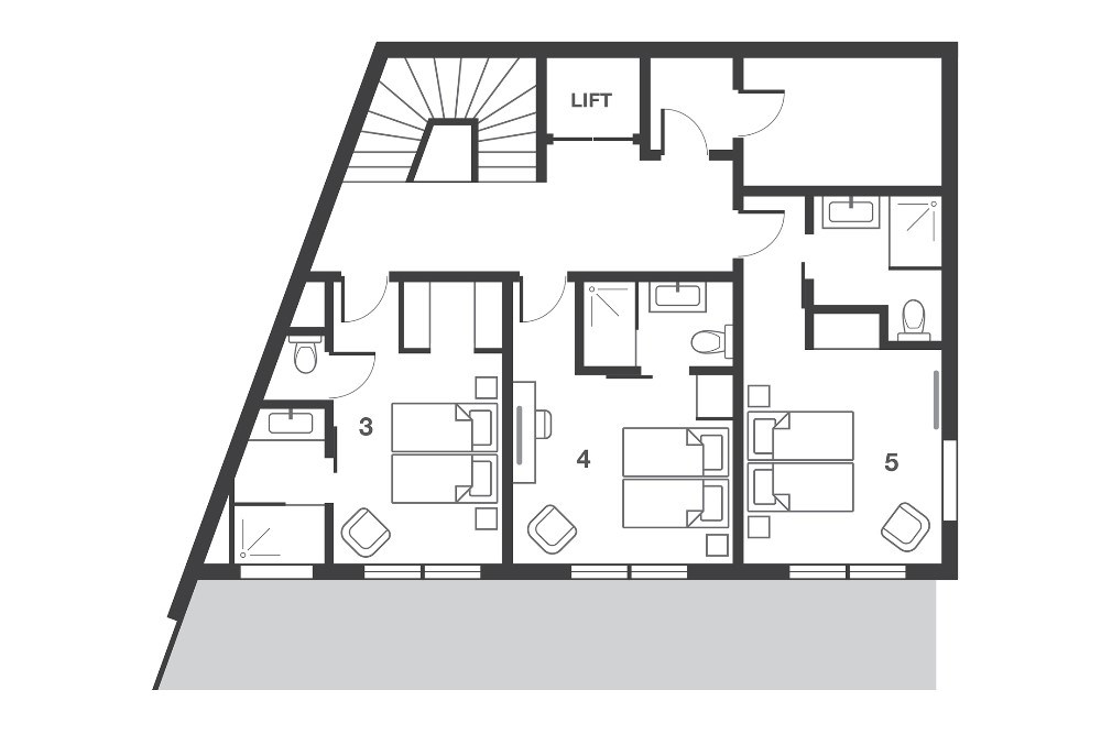 No 7 Club Bellevarde Val d’Isere Floor Plan 2