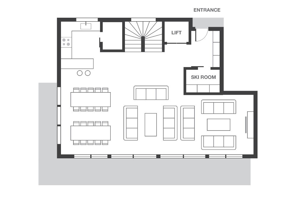 No 8 Club Bellevarde Val d’Isere Floor Plan 4