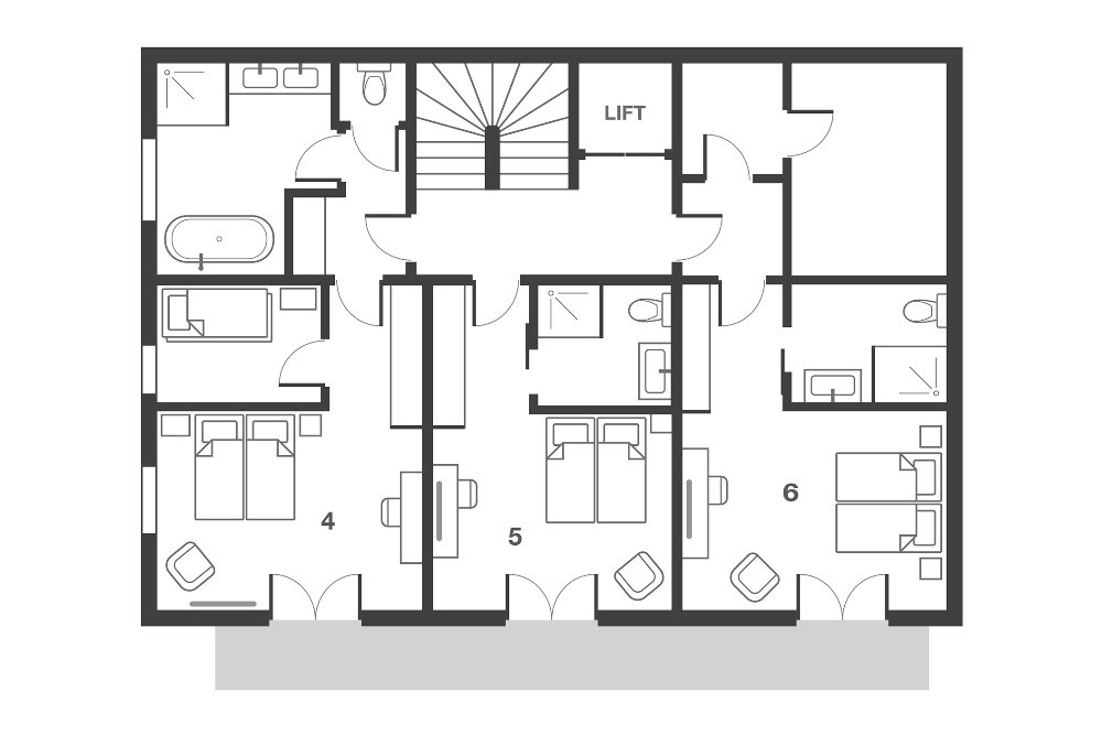 No 8 Club Bellevarde Val d’Isere Floor Plan 2