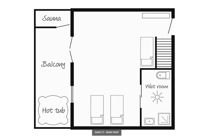 Chalet Hotel Cocon des Neiges (Family) Les Menuires Floor Plan 13