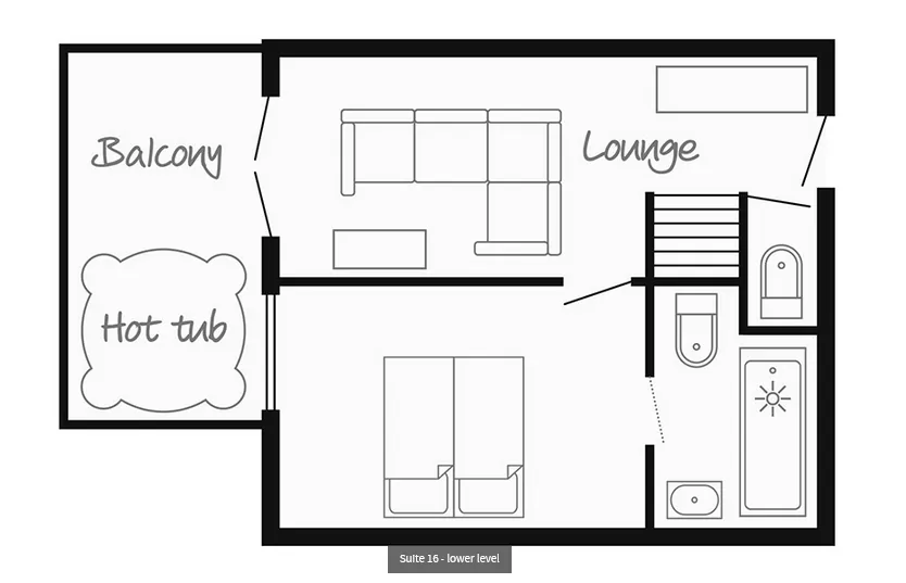 Chalet Hotel Cocon des Neiges (Family) Les Menuires Floor Plan 11