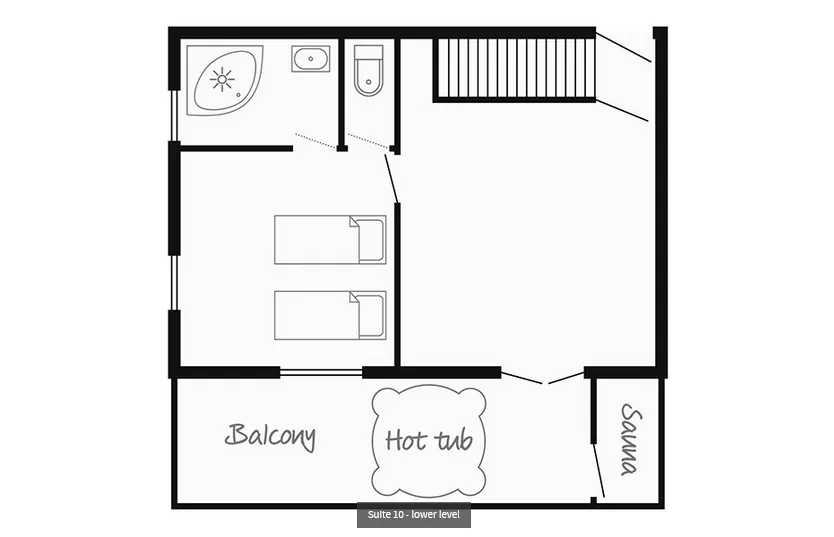 Chalet Hotel Cocon des Neiges (Family) Les Menuires Floor Plan 2