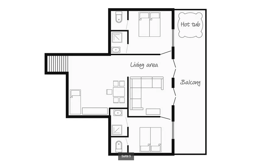 Chalet Hotel Cocon des Neiges (Family) Les Menuires Floor Plan 25