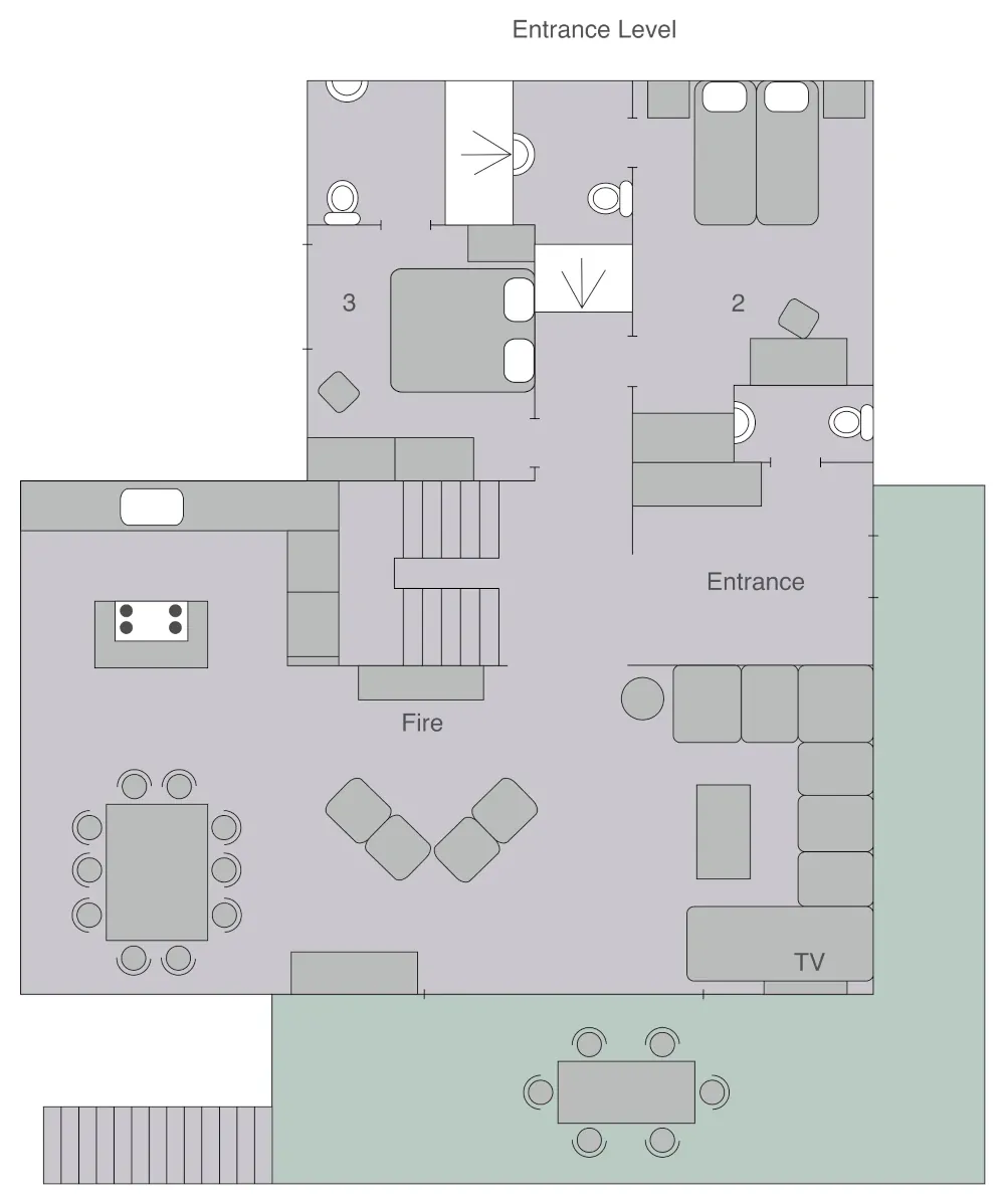 Chalet Daphne Verbier Floor Plan 1