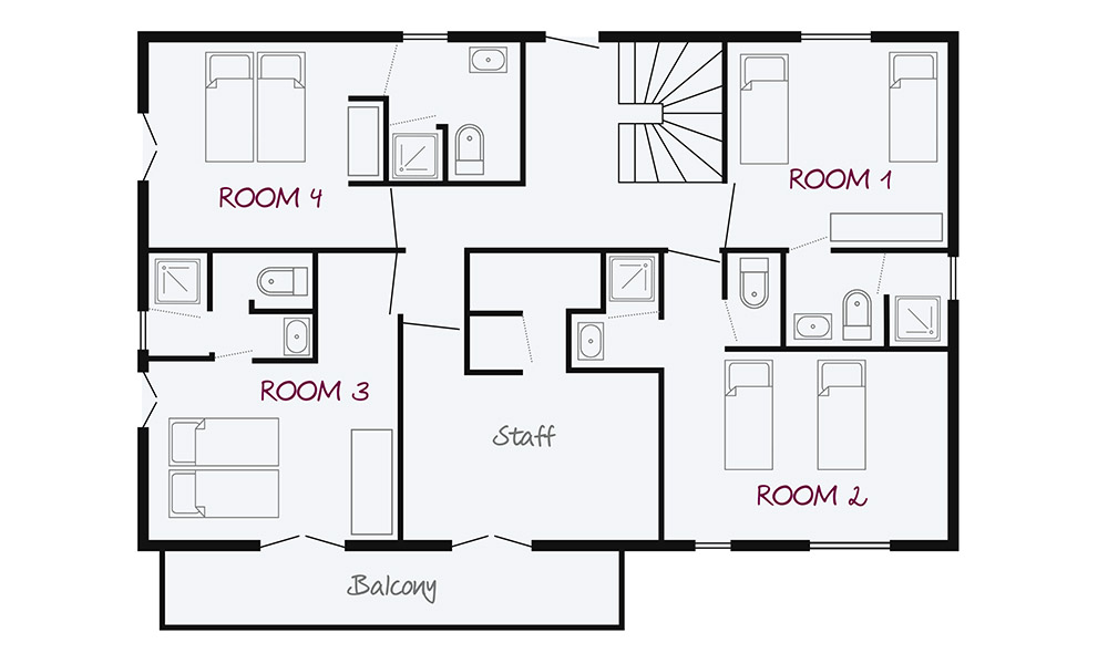 Chalet Camille Tignes Floor Plan 1