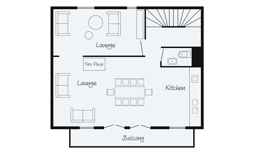 Chalet Isabelle Tignes Floor Plan 1