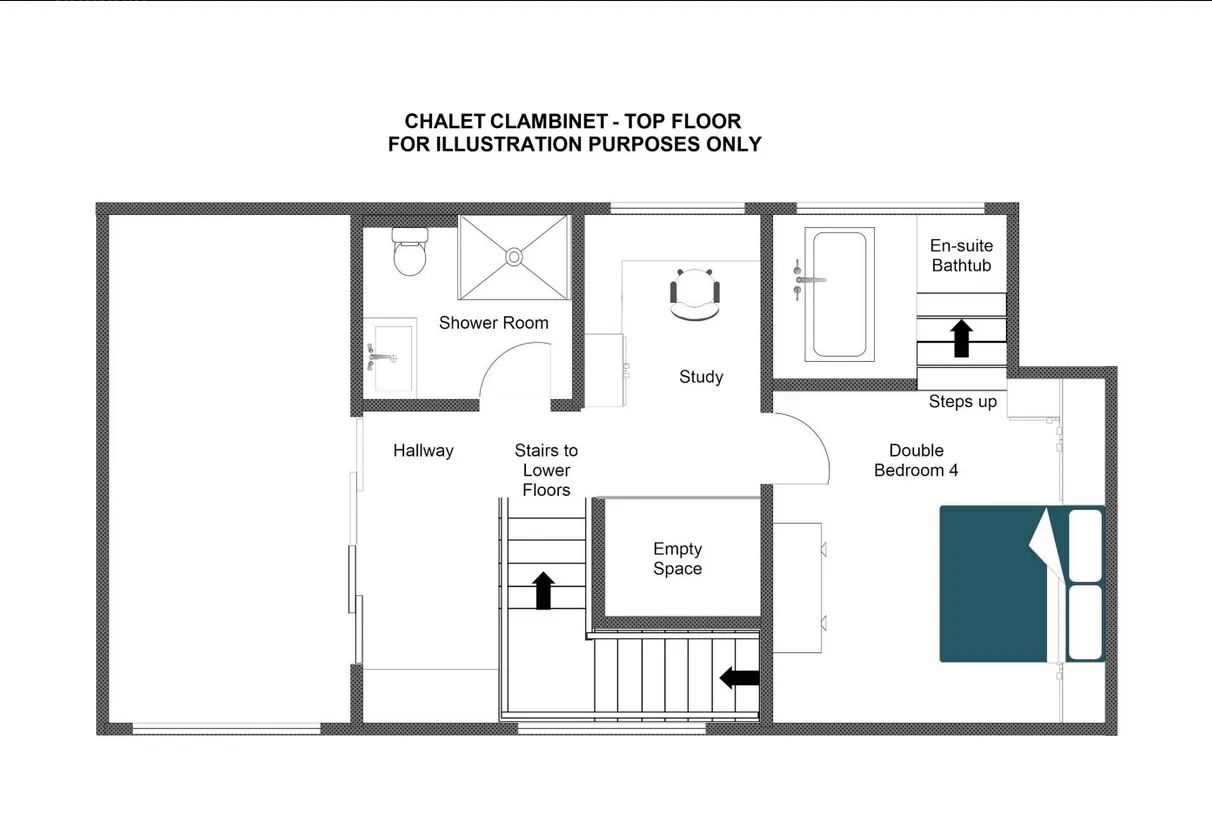 Chalet Clambinet Verbier Floor Plan 2