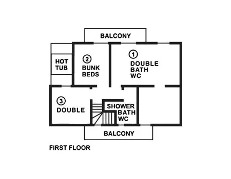 Chalet Le Mollard Courchevel Floor Plan 3