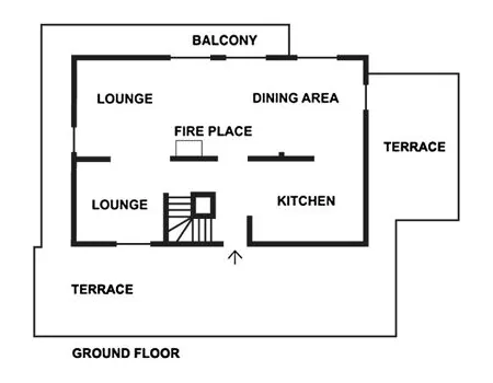 Chalet Le Mollard Courchevel Floor Plan 1