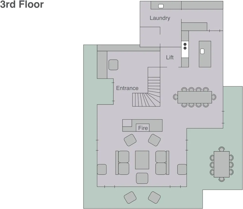 Chalet Teredo Verbier Floor Plan 2