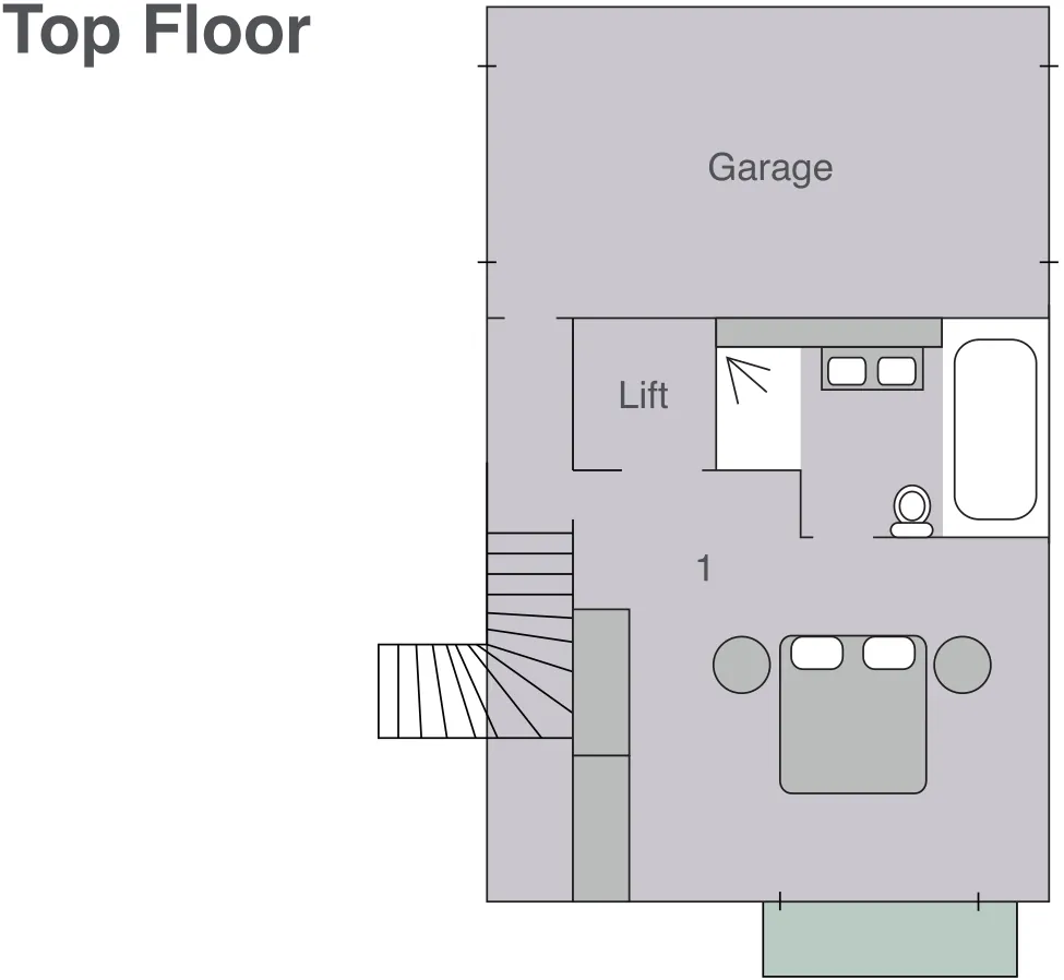 Chalet Teredo Verbier Floor Plan 3