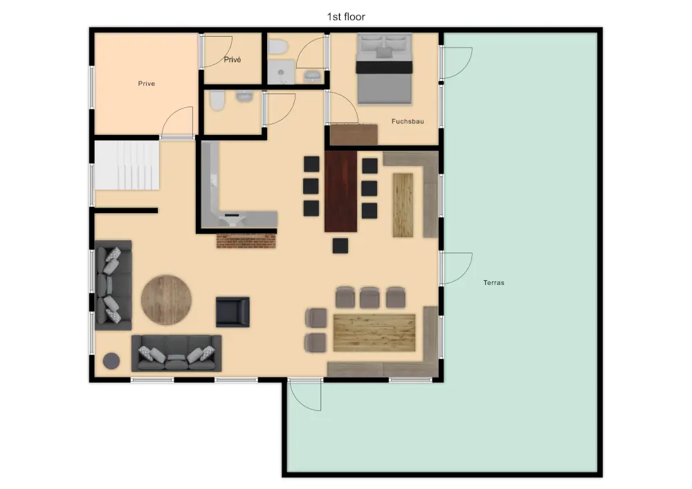 Chalet Alpinum St Anton Floor Plan 1