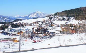 Folgaria ski resort in Italy