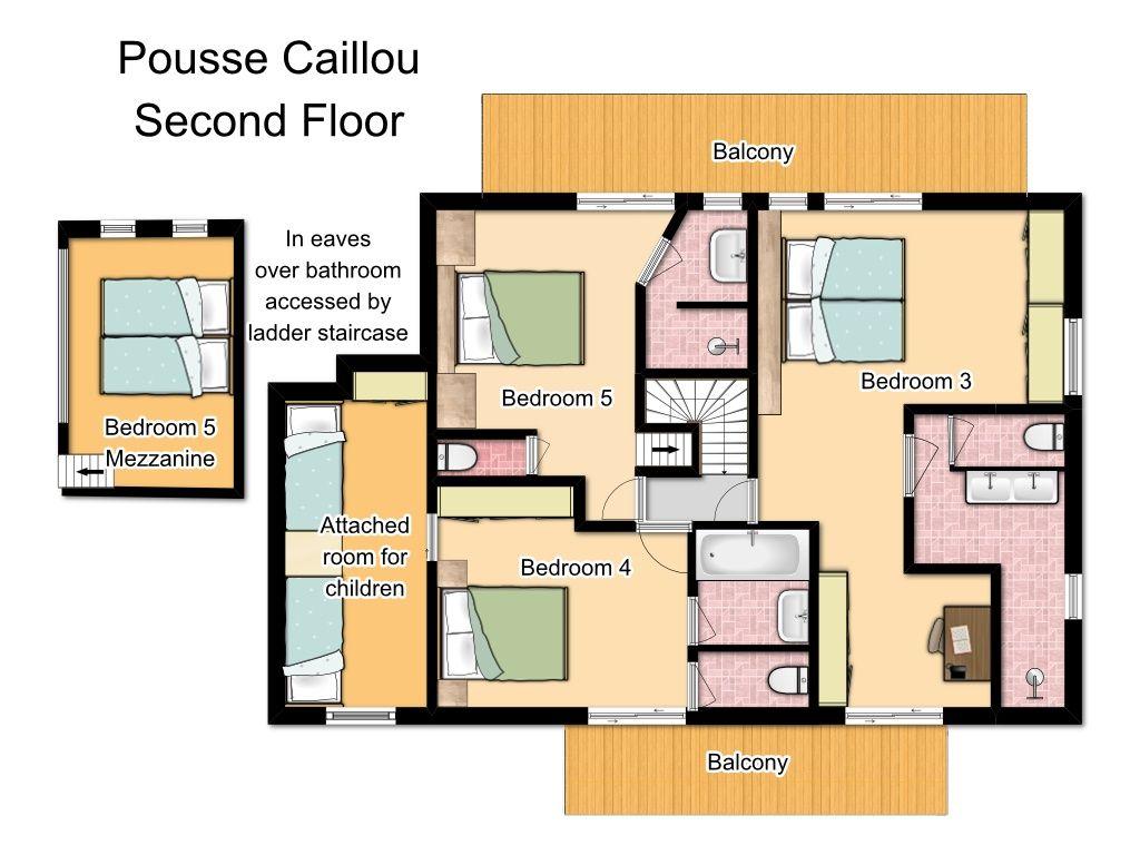 Chalet Pousse Caillou Meribel Floor Plan 3