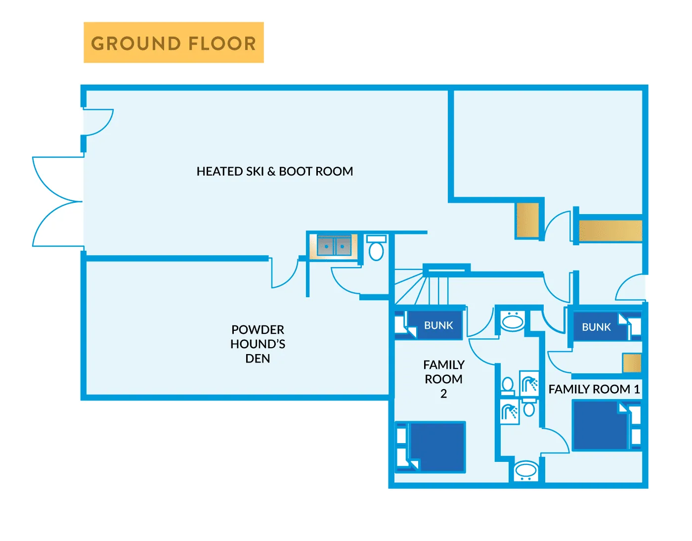 Chalet Genevieve Reberty 2000 Floor Plan 2