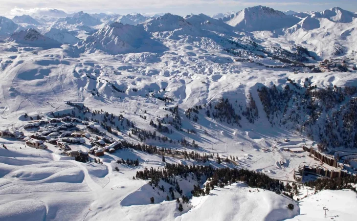 La Plagne is popular with skiers of all abilities and boasts snow sure skiing at altitudes up to 3,250m