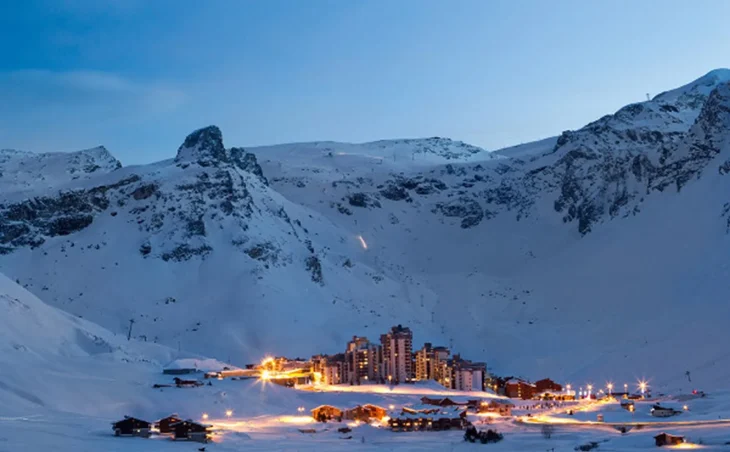 Tignes's three resort villages all exceed an altitude of 2,000m, with snow sure glacier skiing at 3,456m