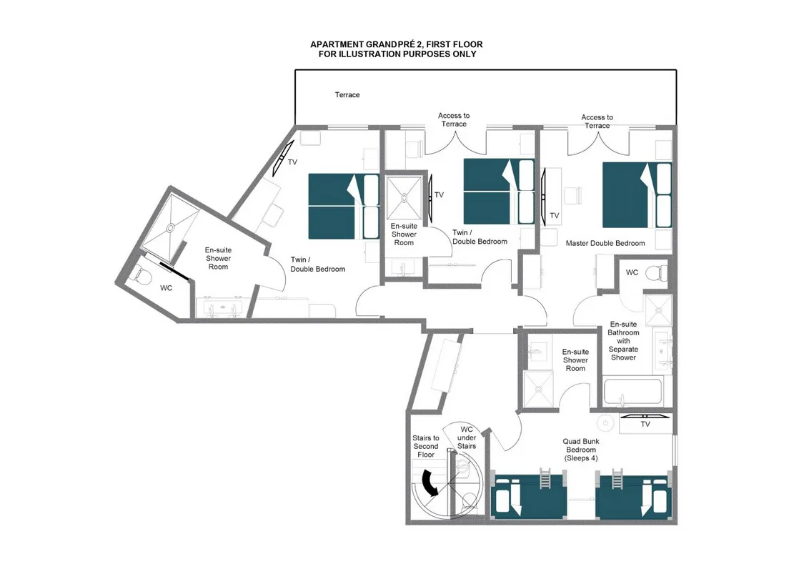 Grand Pre 2 Val d’Isere Floor Plan 2