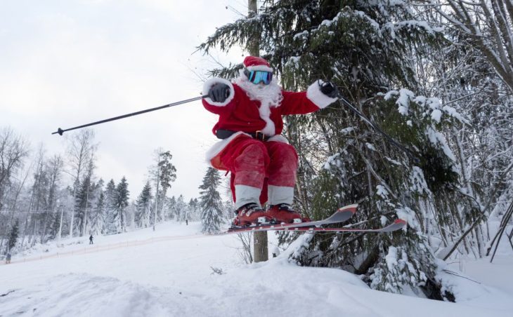 Skiing And Snowboarding In Chamonix At Christmas