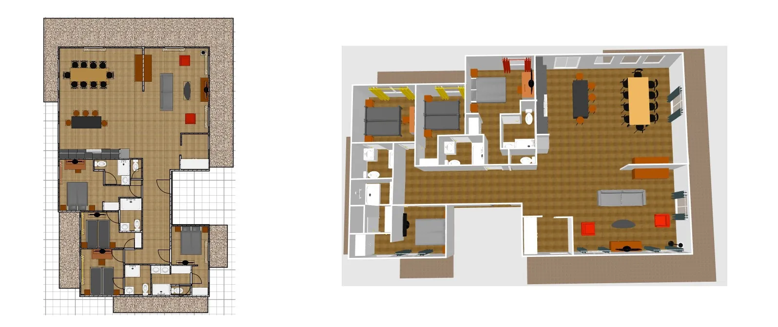 Chalet Aster Val d’Isere Floor Plan 1