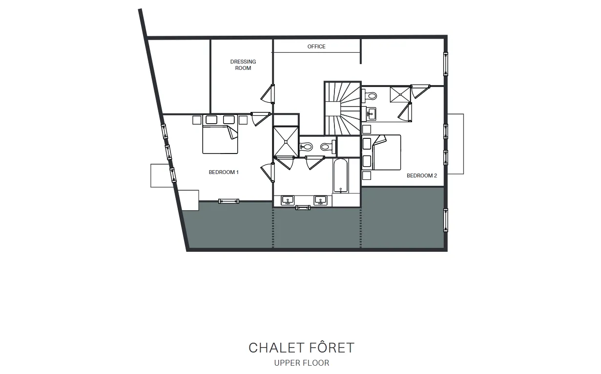 Chalet Foret Meribel Floor Plan 3