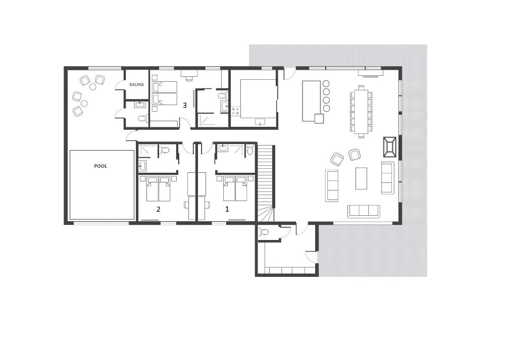 CLUB 21Forty Les Arcs Floor Plan 2