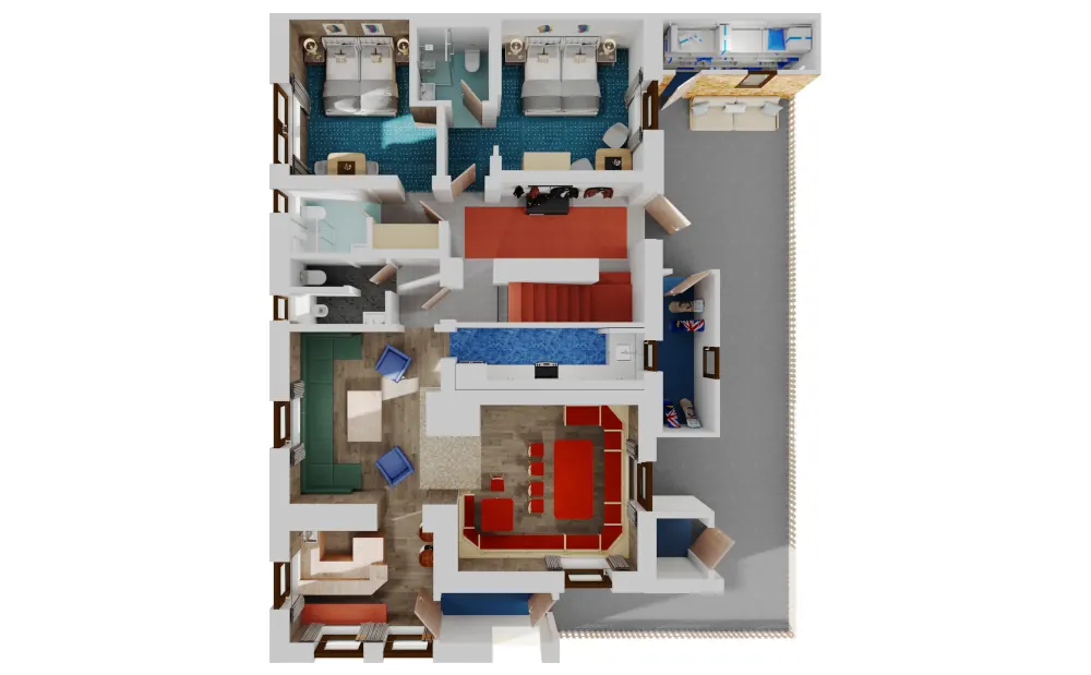 Chalet Angel St Anton Floor Plan 2