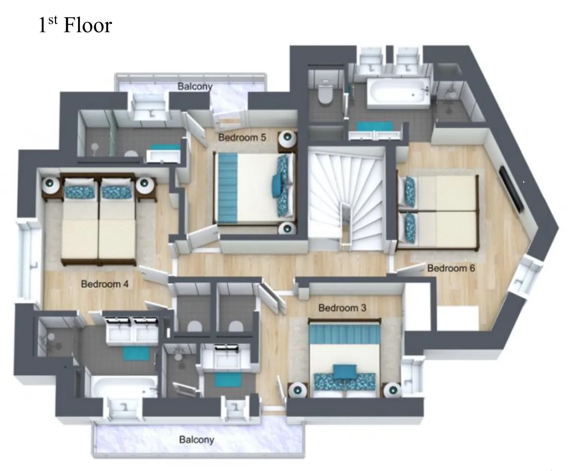 Chalet Juno Val d’Isere Floor Plan 4