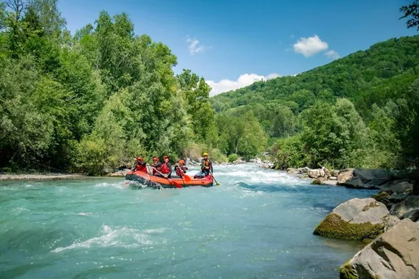 White-water rafting