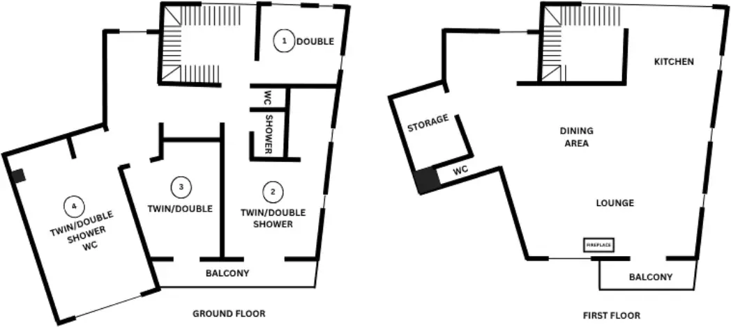 Chalet Raoul Tignes Floor Plan 1