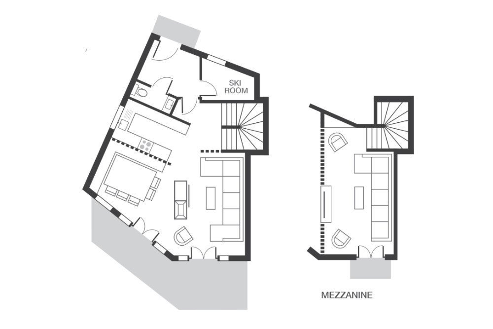Chalet Kobuk Avoriaz Floor Plan 1