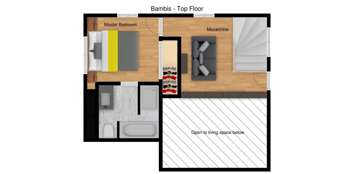 Chalet Bambis Meribel Floor Plan 2