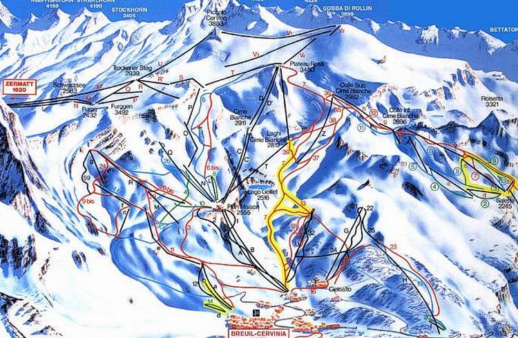 Cervinia Ski Resort Guide  Skiing in Cervinia  Ski Line