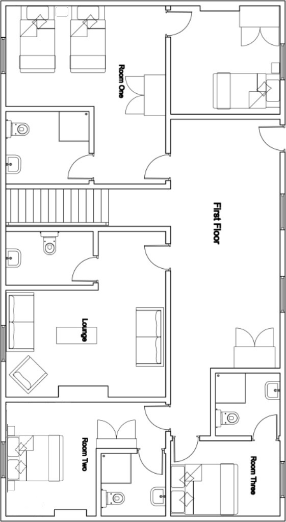 Chalet Mila Bansko Floor Plan 1