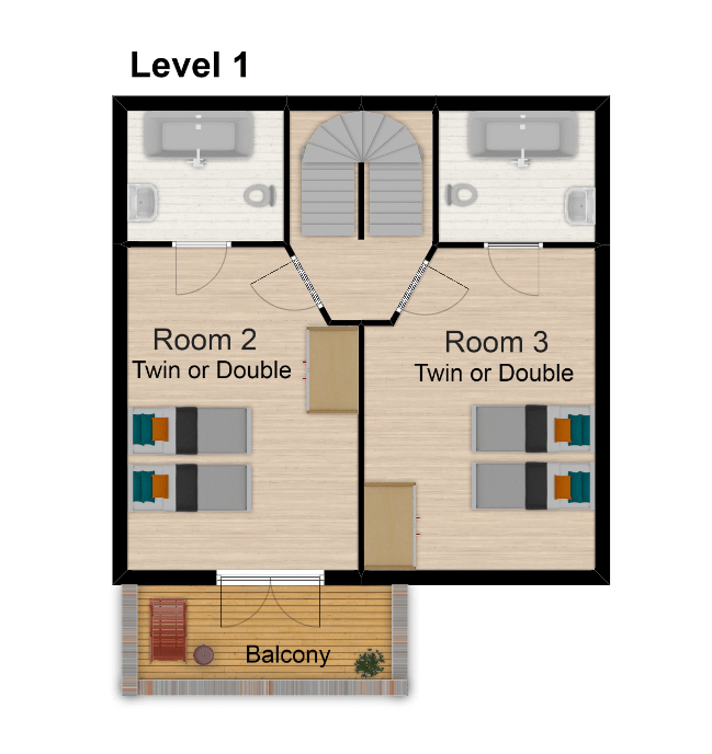 Chalet Belvedere Tignes Floor Plan 2