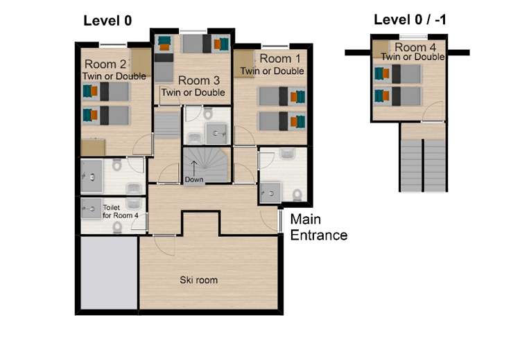 Chalet Boubou Plus Tignes Floor Plan 1