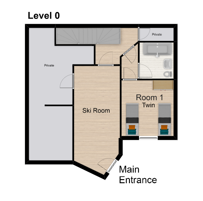 Chalet Isabella Tignes Floor Plan 1