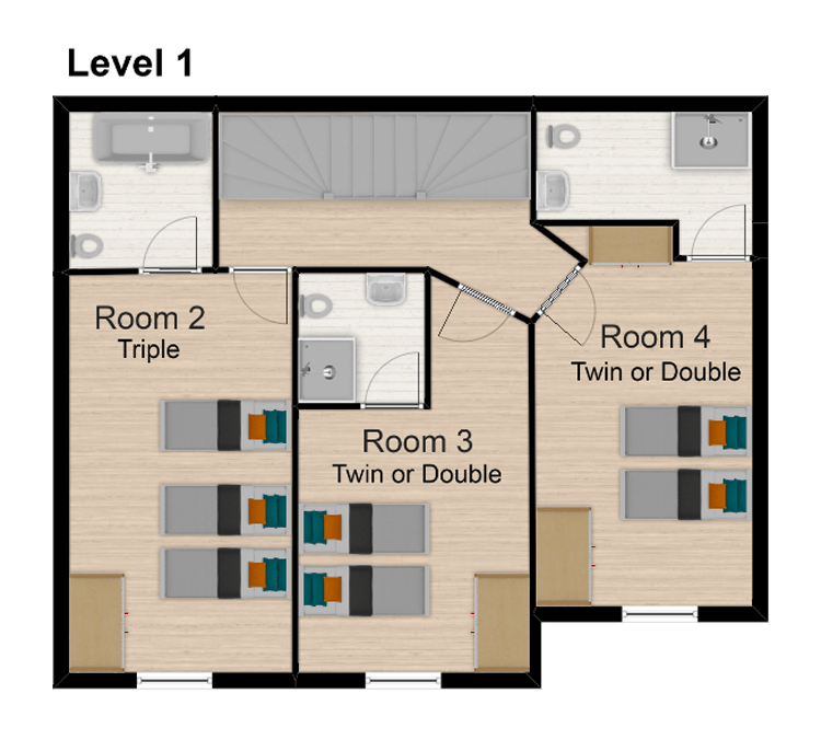 Chalet Isabella Tignes Floor Plan 2