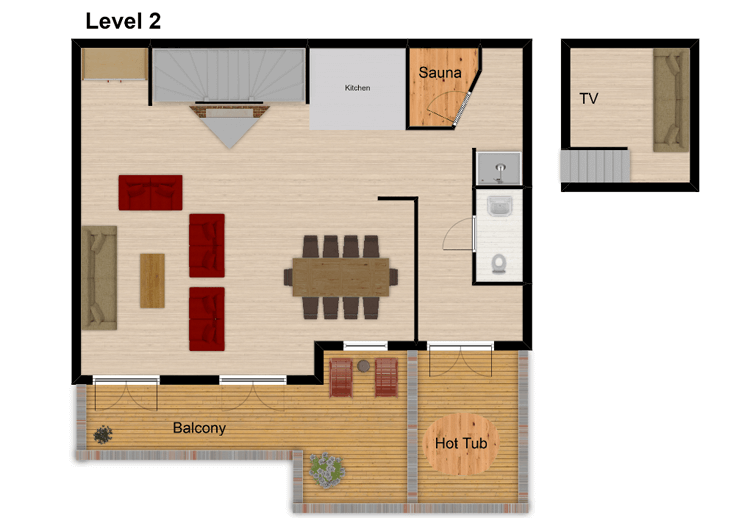 Chalet Isabella Tignes Floor Plan 3