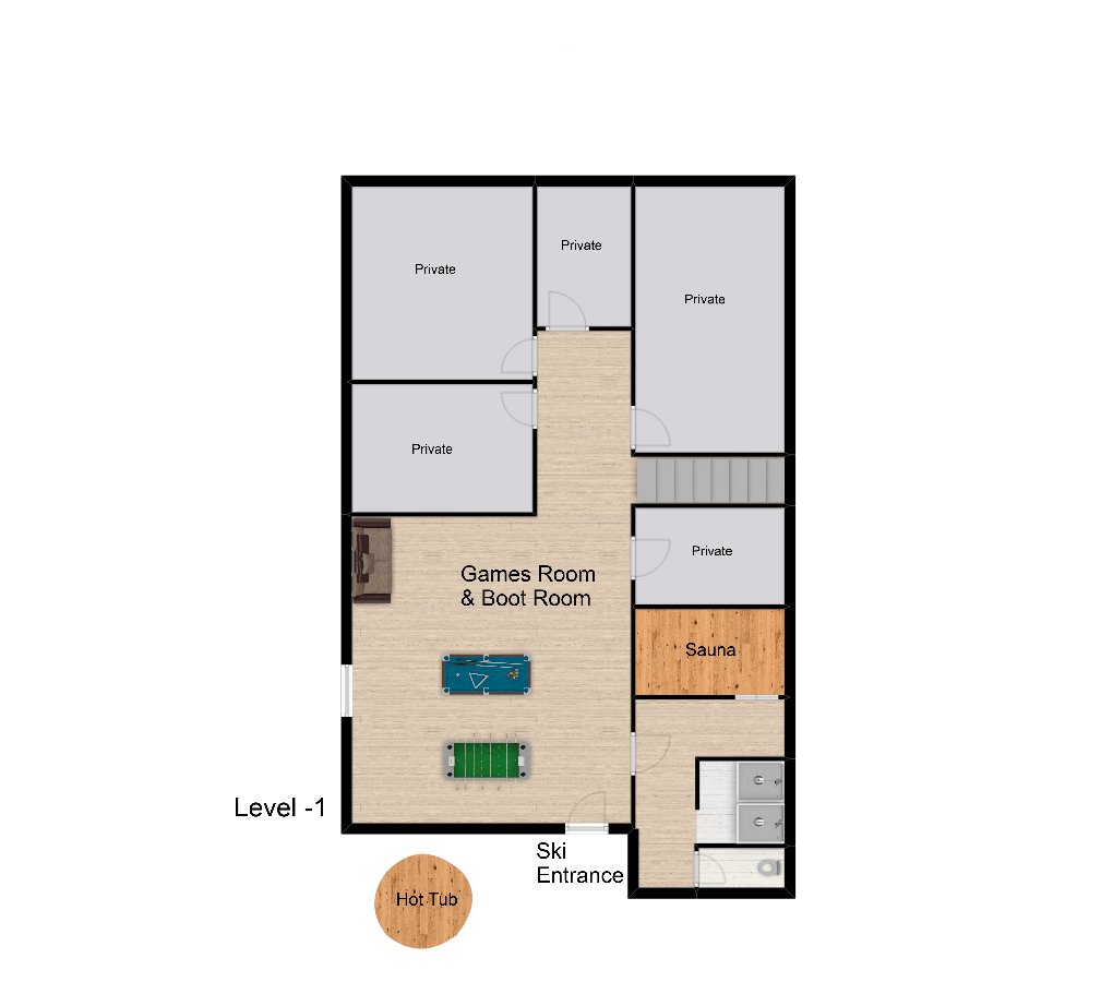 Chalet Rosko Tignes Floor Plan 3