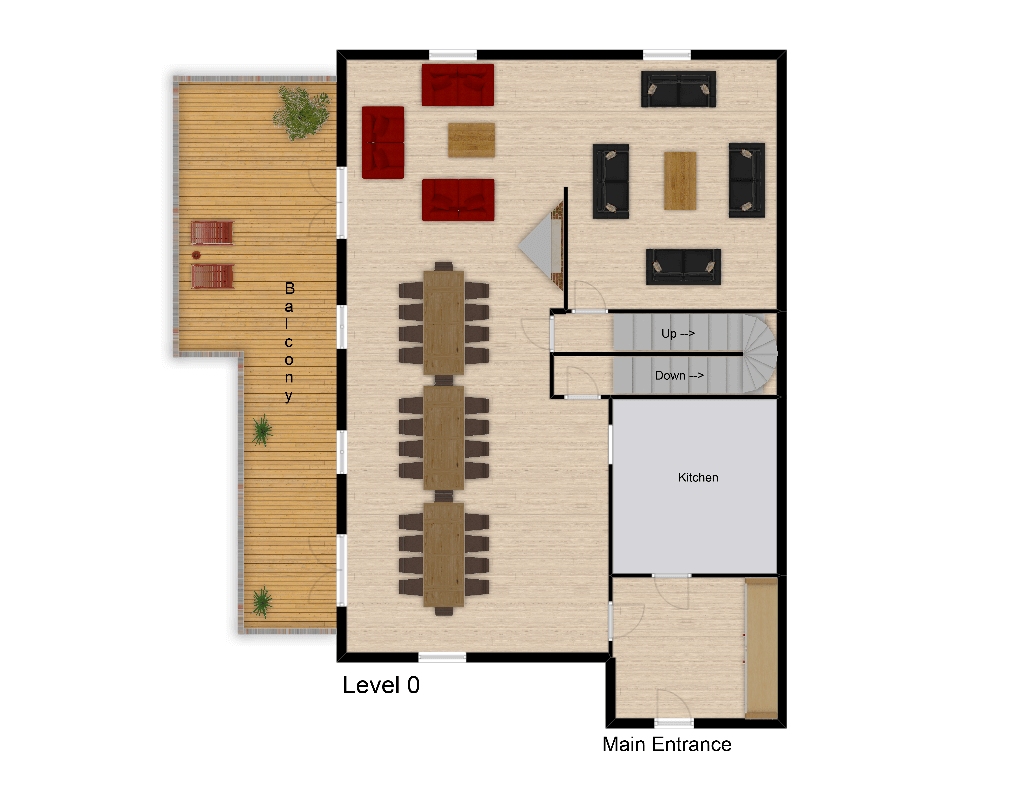 Chalet Rosko Tignes Floor Plan 1