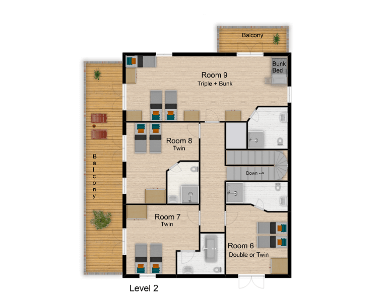 Chalet Rosko Tignes Floor Plan 4