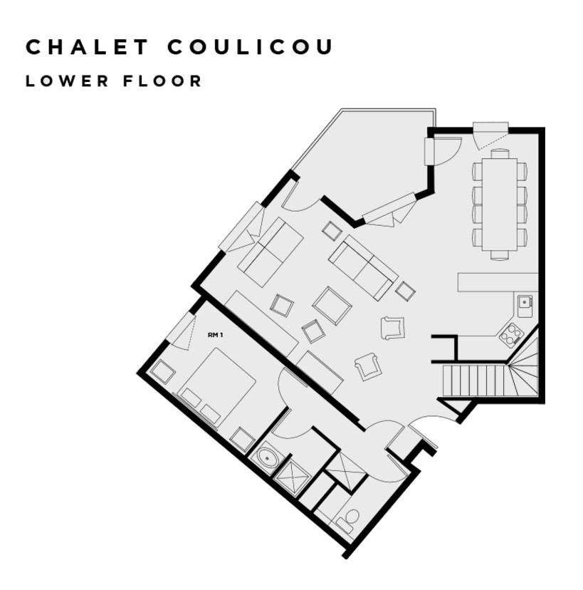 Chalet Coulicou Les Arcs Floor Plan 1