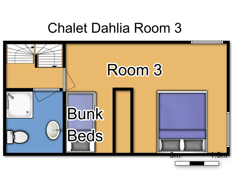 Chalet Dahlia (Family) La Rosiere Floor Plan 2