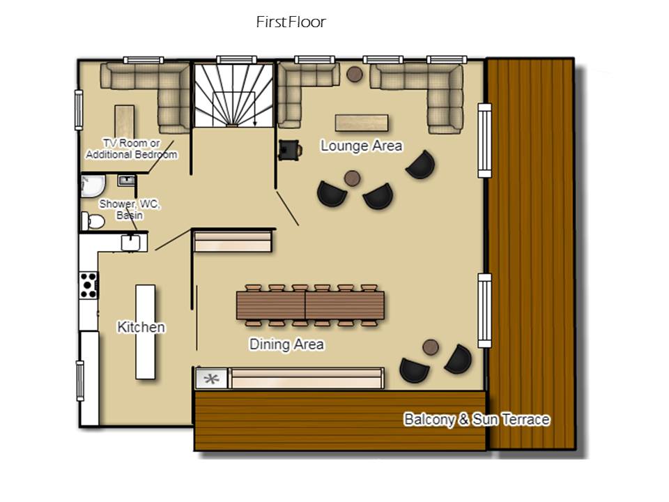 The Chalet Chatel Floor Plan 3